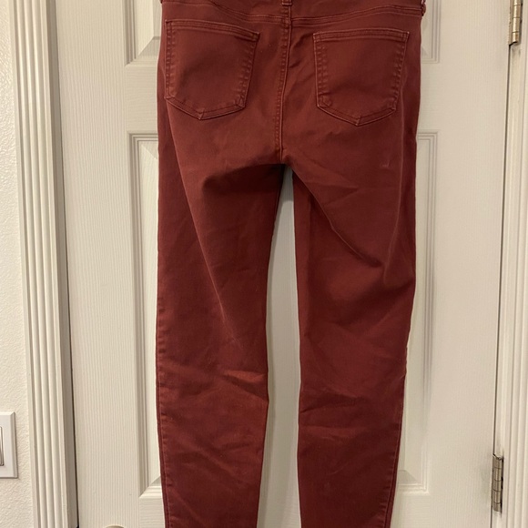 Burnt Red jeans Size 11/30 Celebrity Pink. - Picture 5 of 8